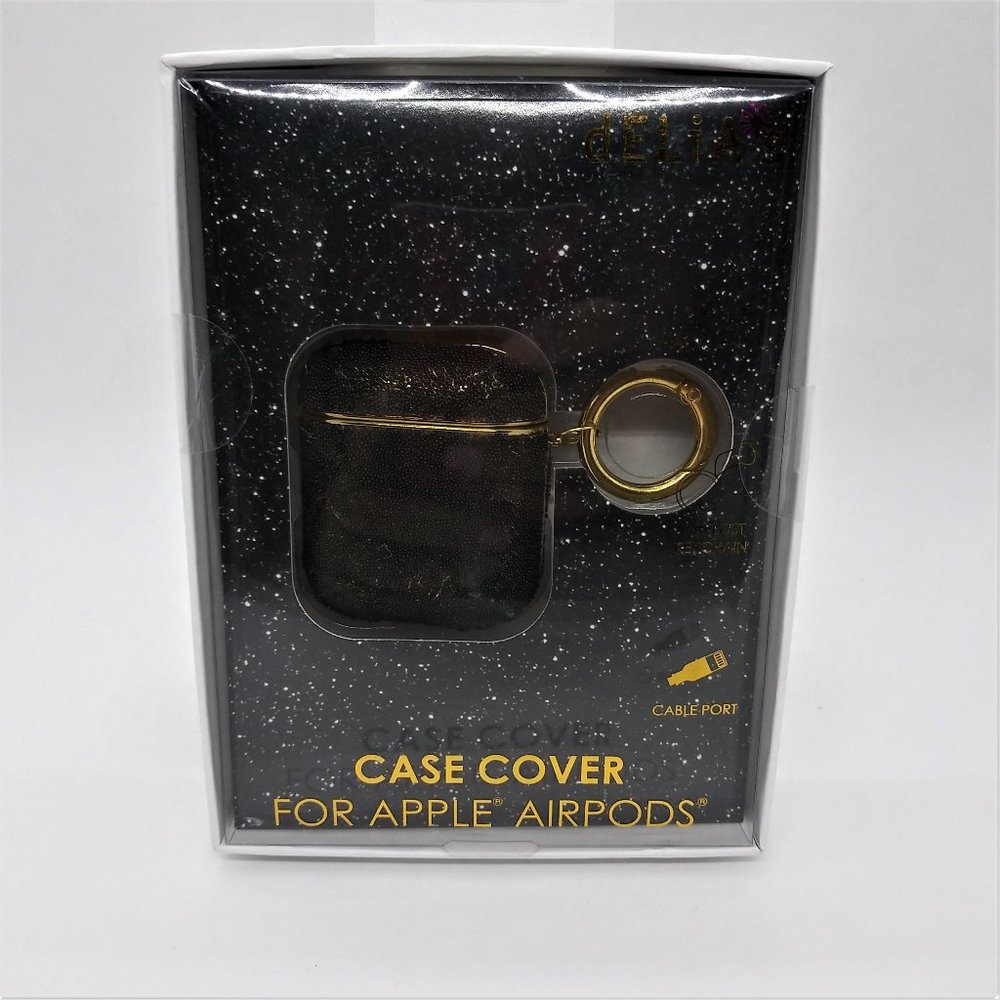 dELiA*s Black "Bling" AirPods case